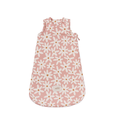 Blush Daisies Baby Sleeping Bag by Malomi Kids