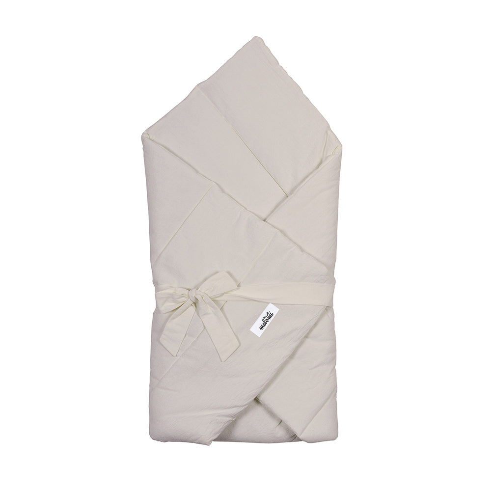 Washed Cotton Baby Swaddle Quilt by Malomi Kids