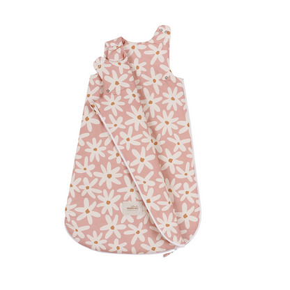 Blush Daisies Baby Sleeping Bag by Malomi Kids