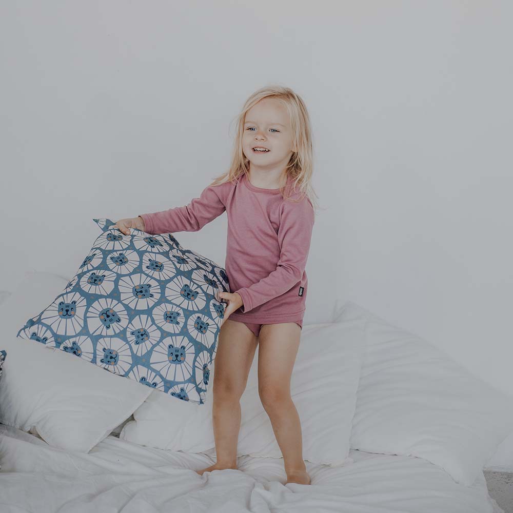 Denim Lions Bedding Set with Filling by Malomi Kids