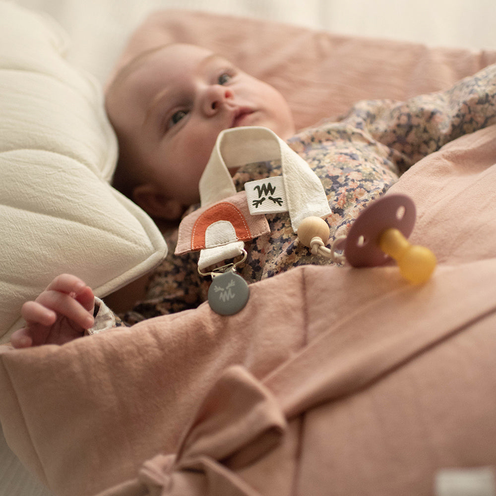 Washed Cotton Baby Swaddle Quilt by Malomi Kids