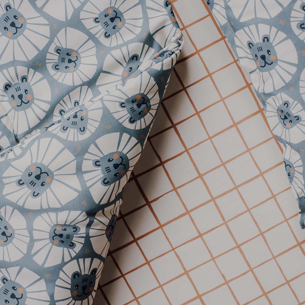 Denim Lions Bedding Set with Filling by Malomi Kids