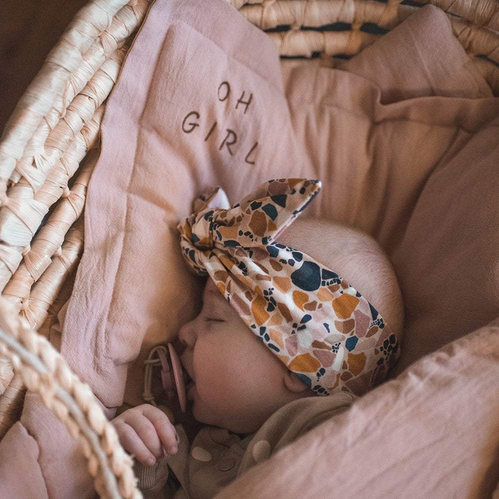 Washed Cotton Baby Swaddle Quilt by Malomi Kids
