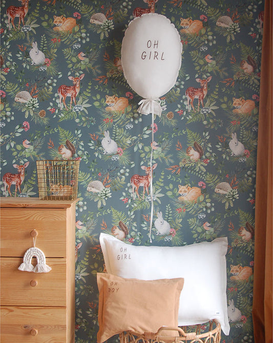 Embroidered Balloon Cushion by Malomi Kids