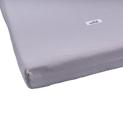 Washed Cotton Fitted Sheet by Malomi Kids