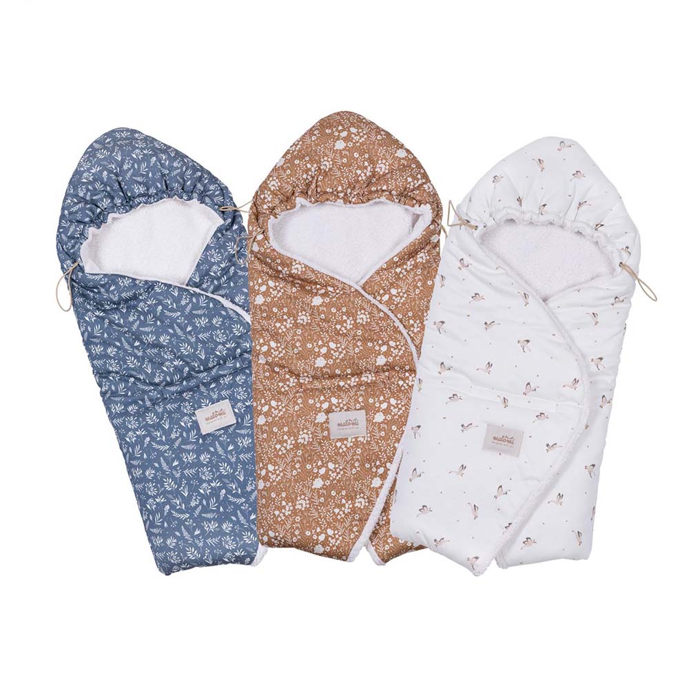 Organic Cotton Car Seat Swaddle by Malomi Kids