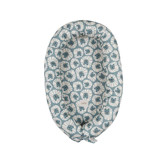 Denim Lions Baby Nest by Malomi Kids