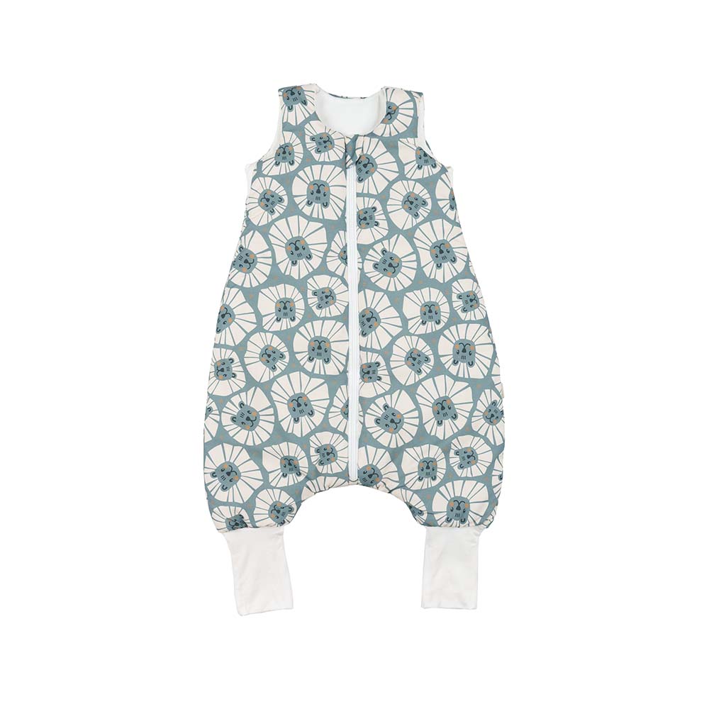 Denim Lions Sleeping Bag with Legs by Malomi Kids