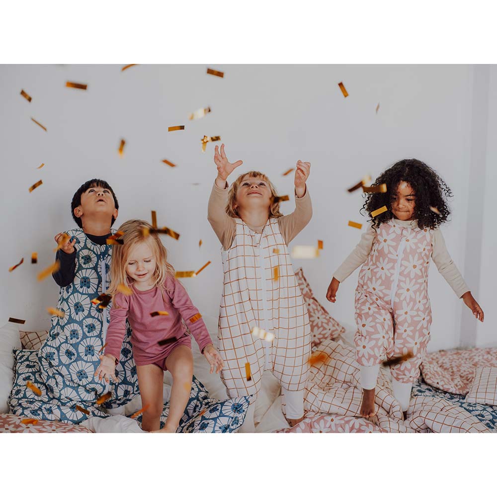 Denim Lions Sleeping Bag with Legs by Malomi Kids