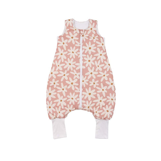 Blush Daisies Sleeping Bag with Legs by Malomi Kids