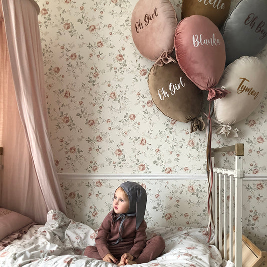 Velvet Balloon Cushion by Malomi Kids