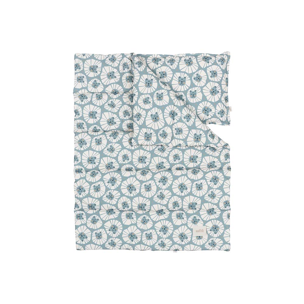 Denim Lions Bedding Set with Filling by Malomi Kids