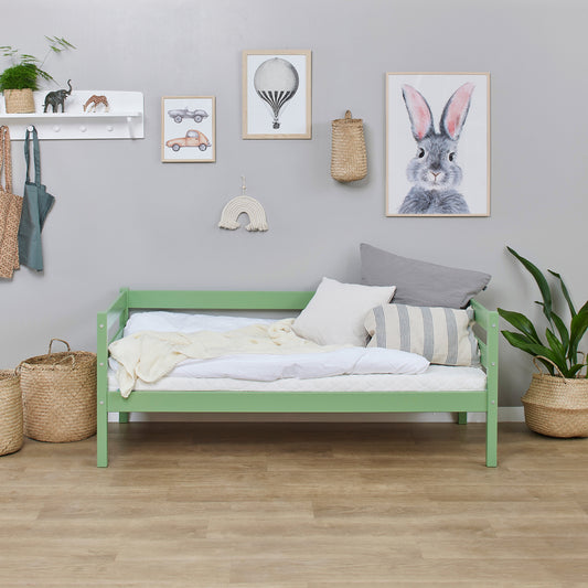 Hoppekids ECO Comfort junior bed 70x160 cm, Pale Green