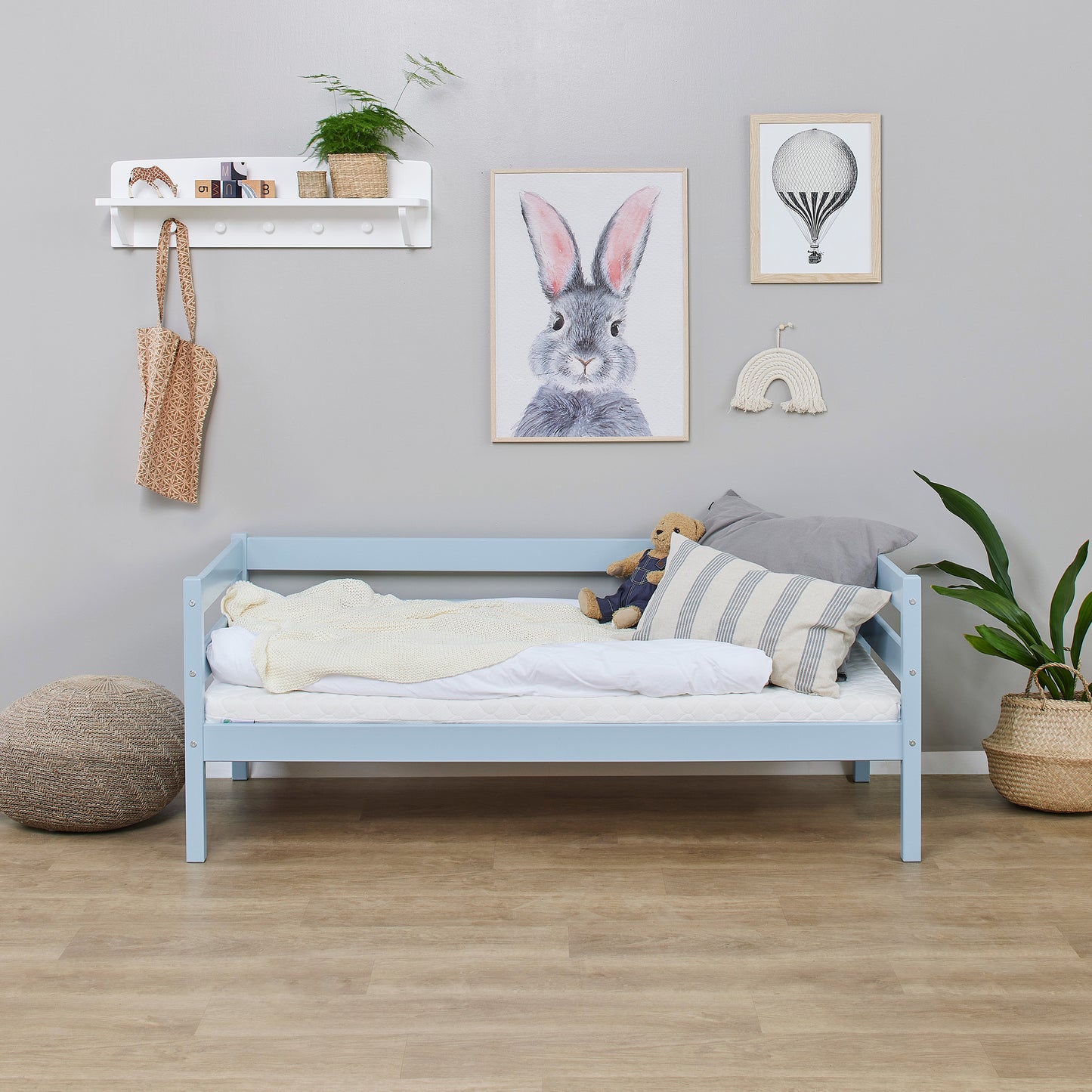 Hoppekids ECO Comfort junior bed 70x160 cm, Dream Blue