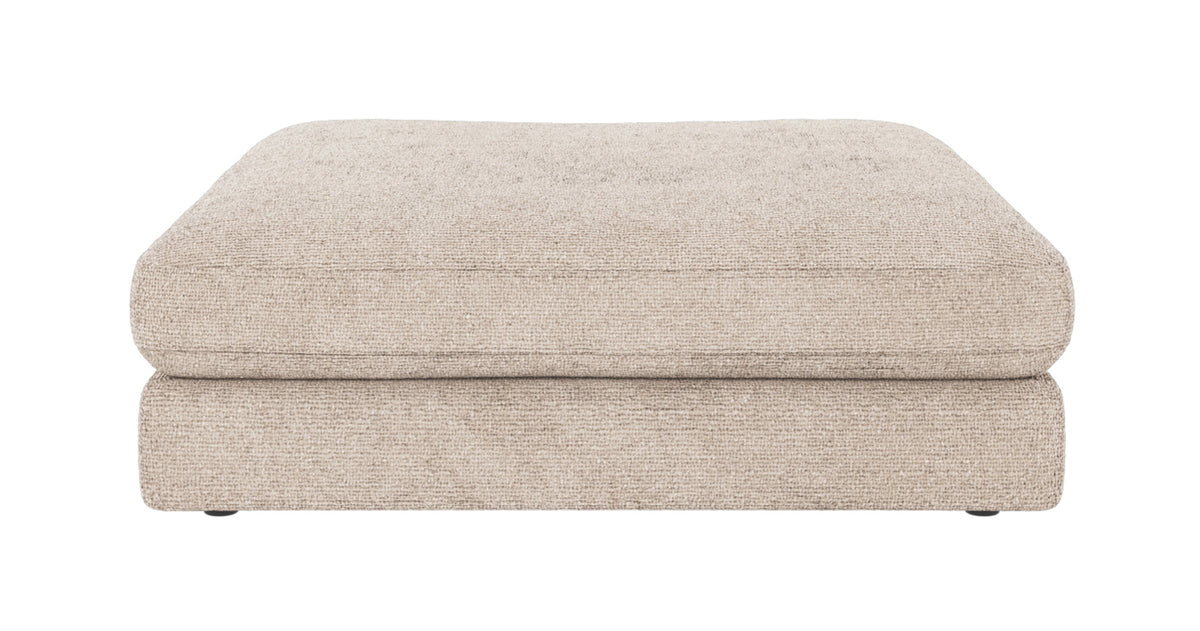 Duncan Footstool – Light Grey