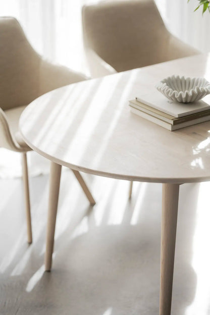 Rowico TYLER Oval Whitewashed Oak Table 170/210/250CM