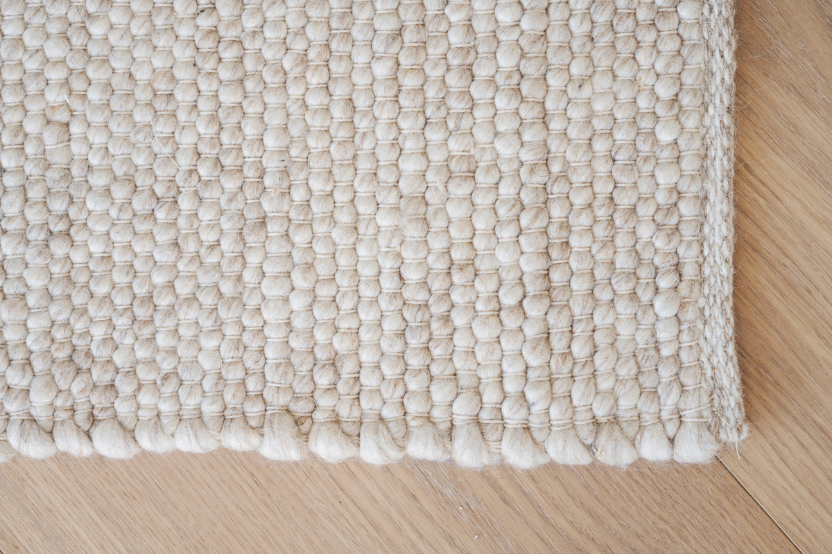 AUCKLAND Carpet – Medium – 200 x 290 cm / beige wool – 5