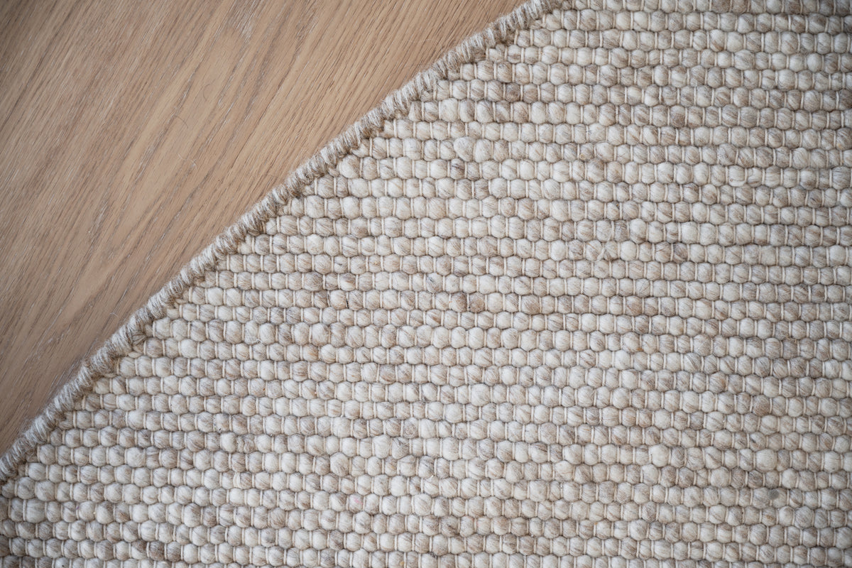 AUCKLAND Wool Round Carpet Ø250 – beige wool – 5