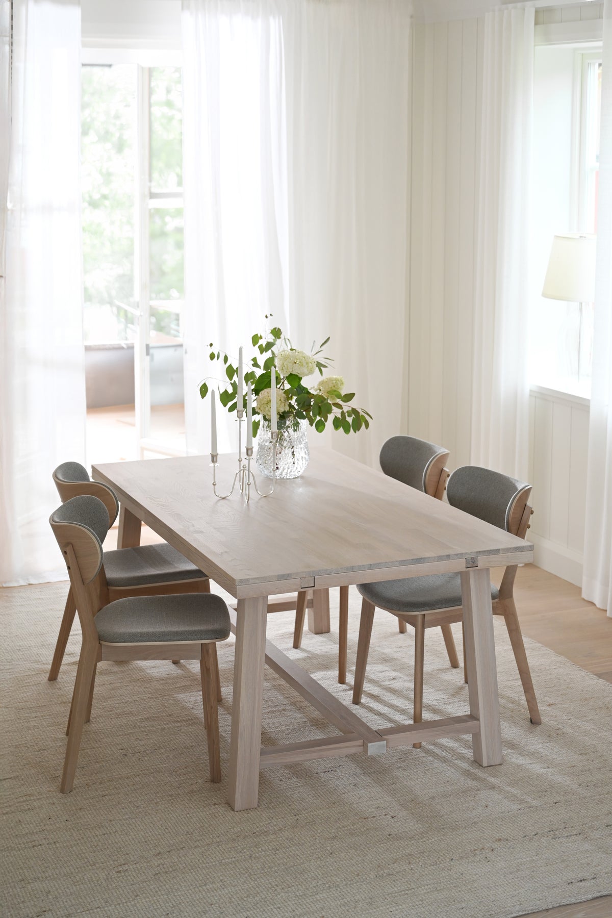 Oak Dining Table 170 CM – Standard table – 170 cm / Whitewashed Oak – 2