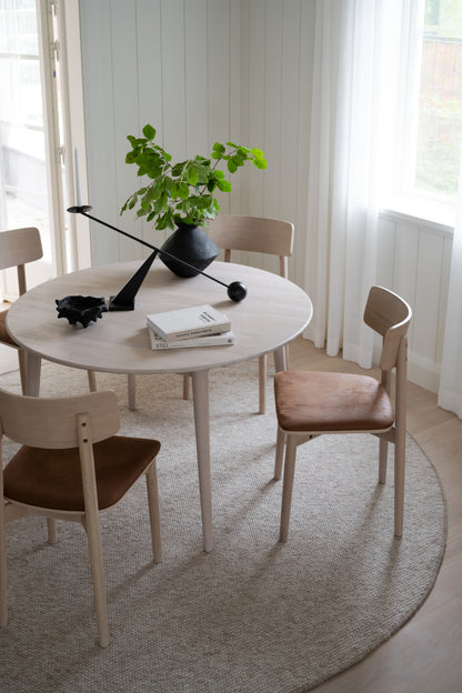 AUCKLAND Wool Round Carpet Ø250 – beige wool – 2
