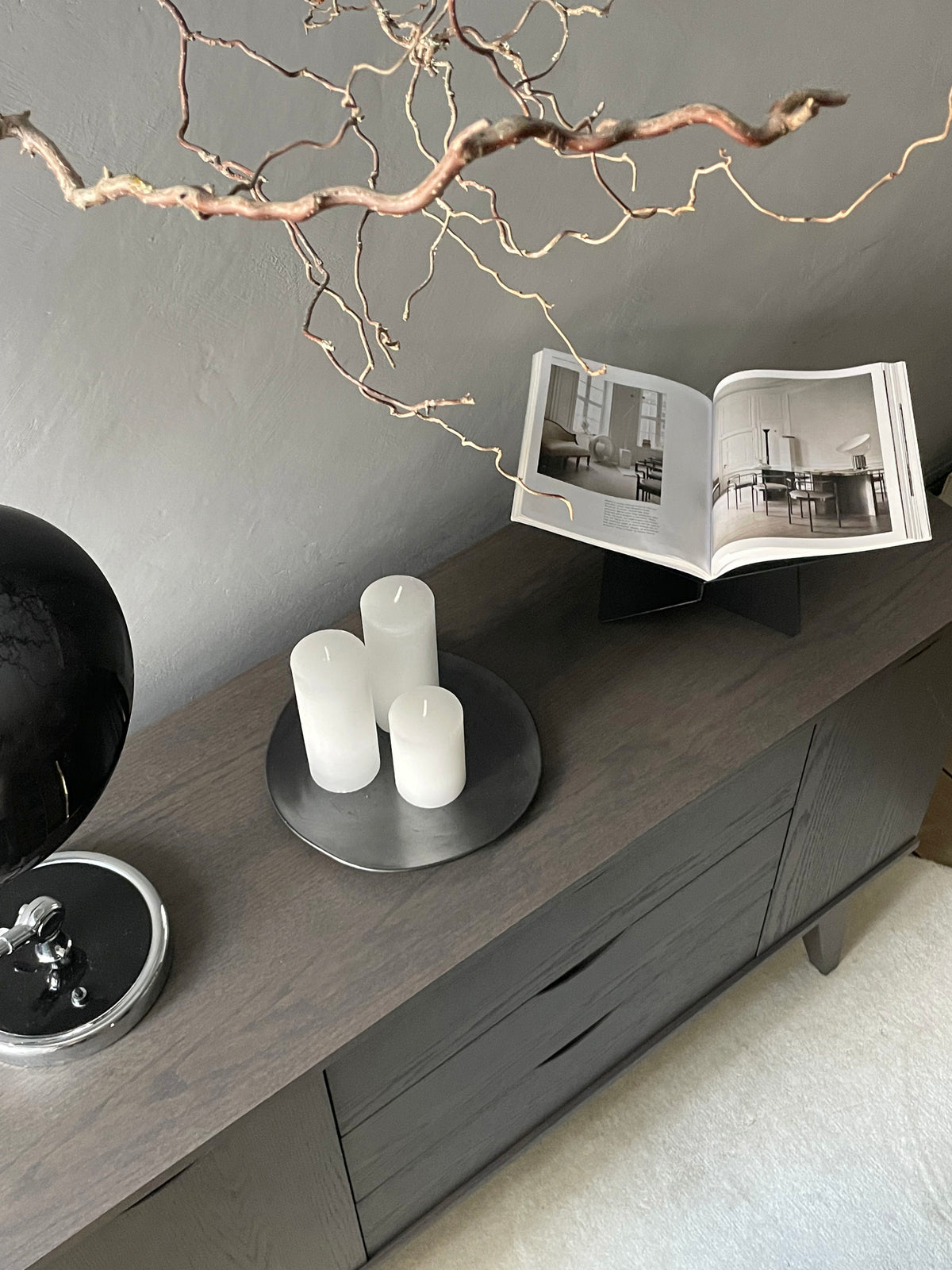 FILIPPA Sideboard 122CM – Dark brown – 8