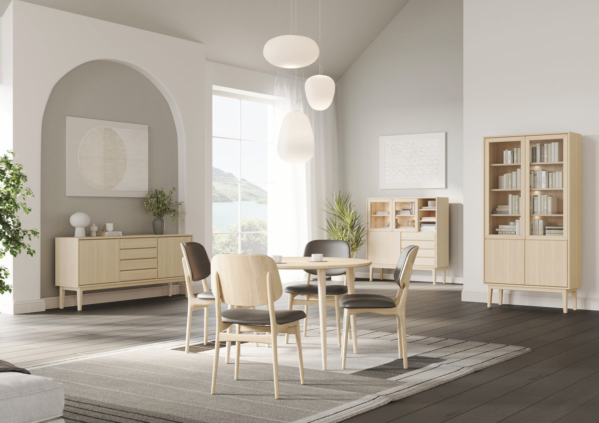 CASØ BROHOLM Highboard with Wooden Doors 124CM