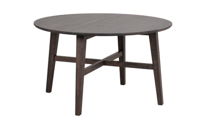 FILIPPA Round Coffee Table 90CM – Dark Brown Oak – 6