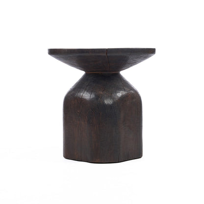 The Drumline Side Table - Dark Walnut