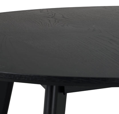 YUMI Round Table 115CM – Black – 5