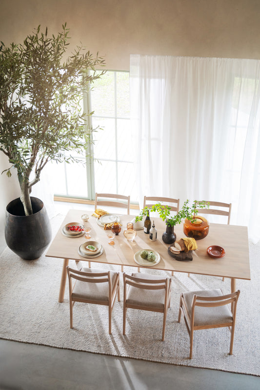 Clapperton Extendable Dining Table 220 x 95 cm – Whitewash Oak – 2