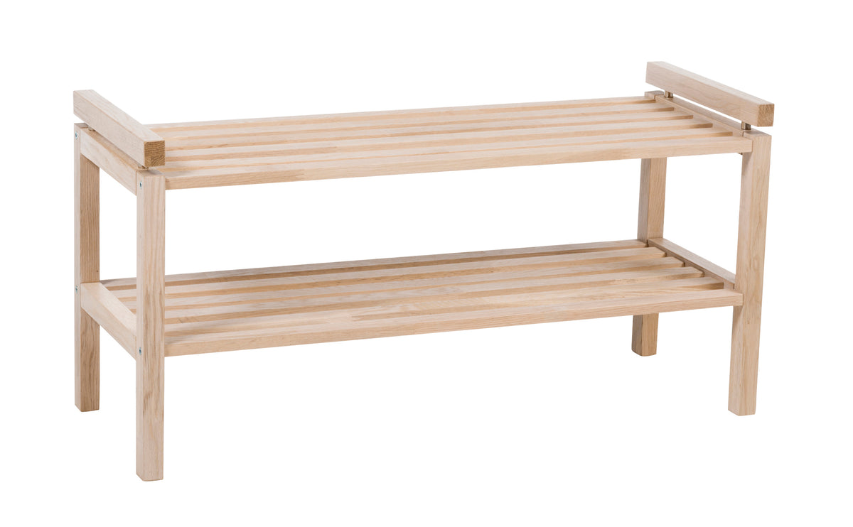 CONFETTI Shoe Rack – Whitewashed oak – 5