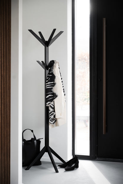 CONFETTI High Clothes Hanger – Black stained oak – 2