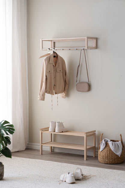 CONFETTI Wood Hatrack 80CM – Whitewash oak – 3