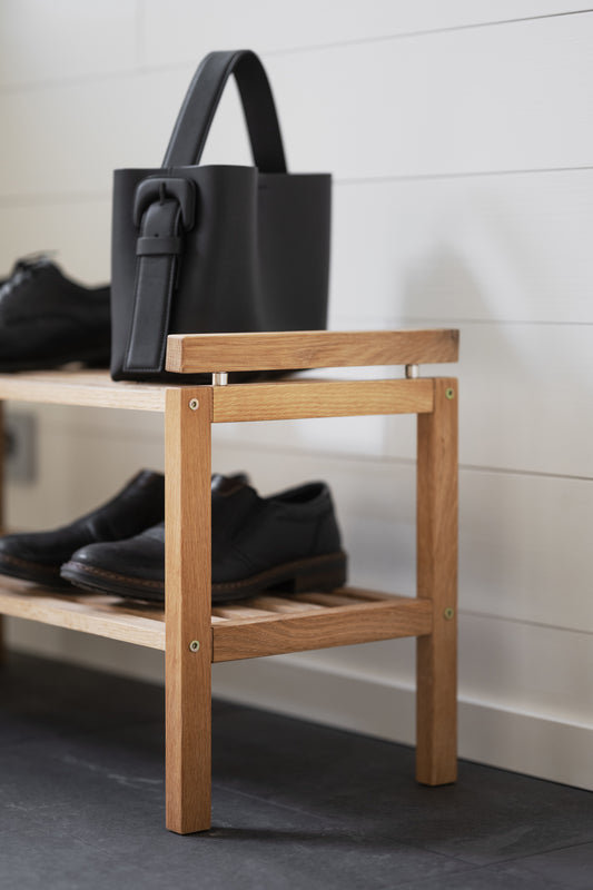 CONFETTI Shoe Rack – Oak – 2