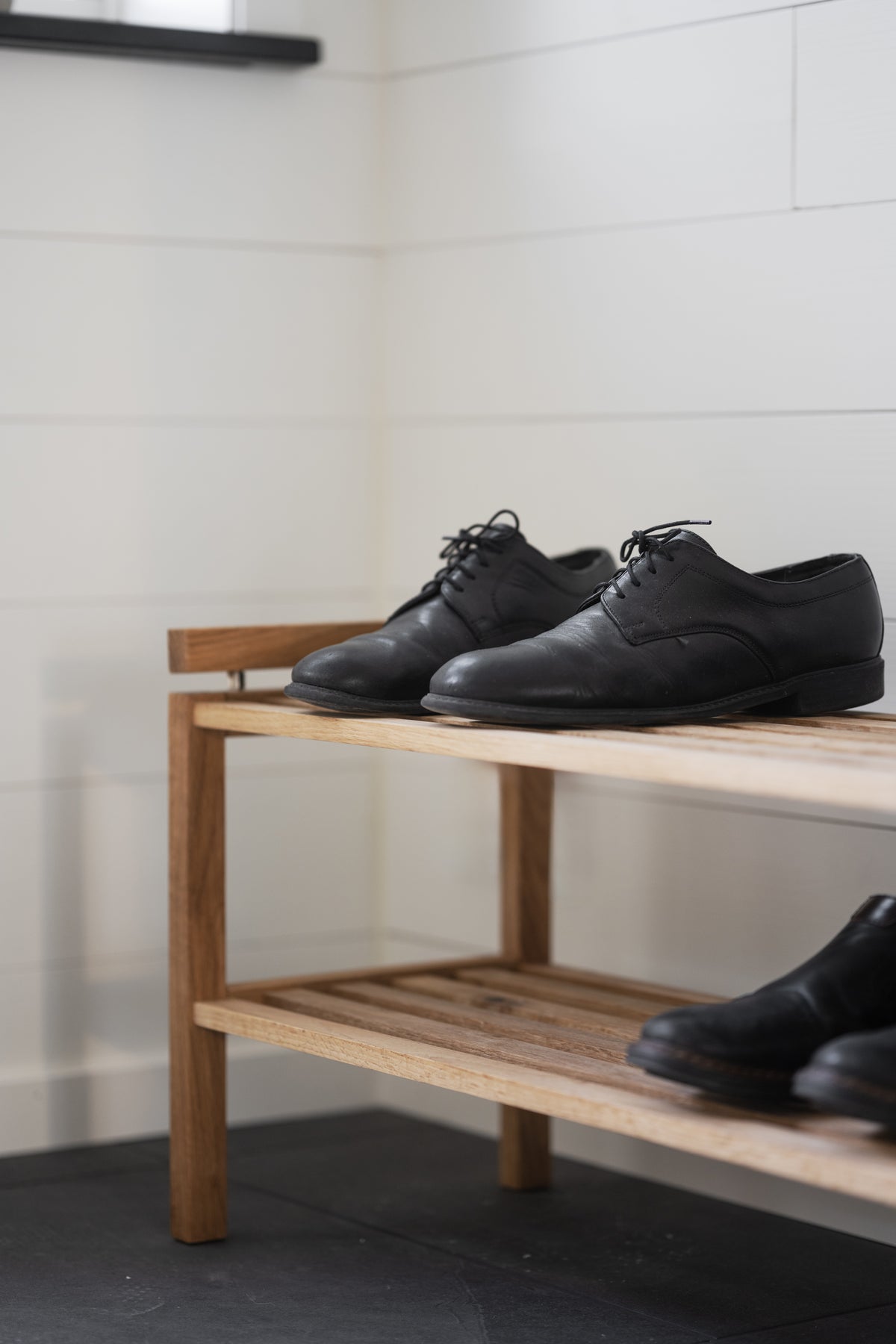 CONFETTI Shoe Rack – Oak – 4