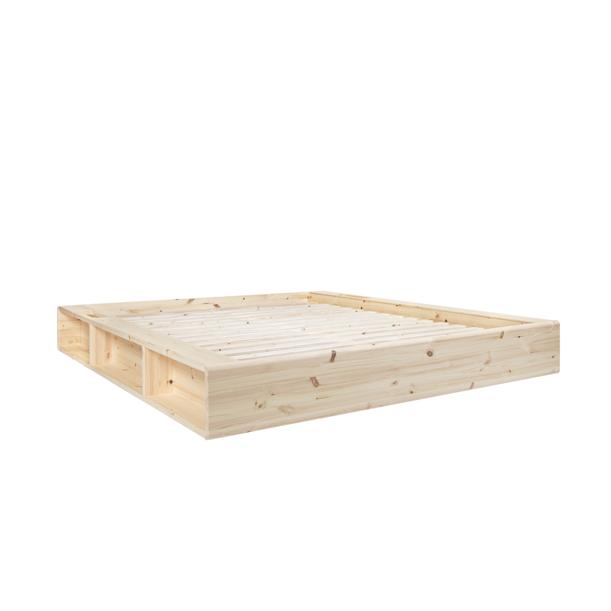 ZIGGY Bed in Clear Lacquered Pine — Karup Design