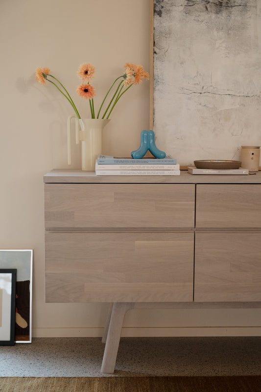 Cleardale Sideboard 170 cm – Whitewash Oak – 3