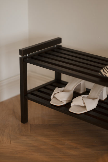 CONFETTI Shoe Rack – Brown – 3