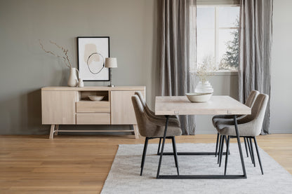 BROOKLYN Sideboard 160CM – Whitewashed – 4