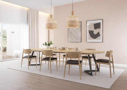 CASØ ELLIS Dining Table with Metal Frame Ø120CM