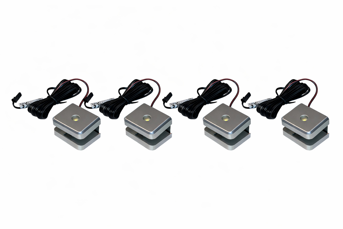 CASØ LED Lights for Glass Shelves, 4 Pieces
