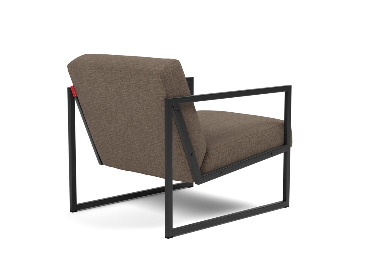 VIKKO Chair with Arm Rests, 3/4 back view