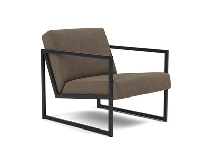 VIKKO Chair with Arm Rests, side view