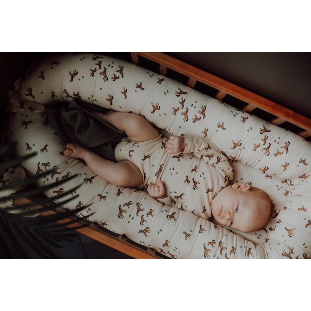 Free Horses Bamboo Baby Nest by Malomi Kids