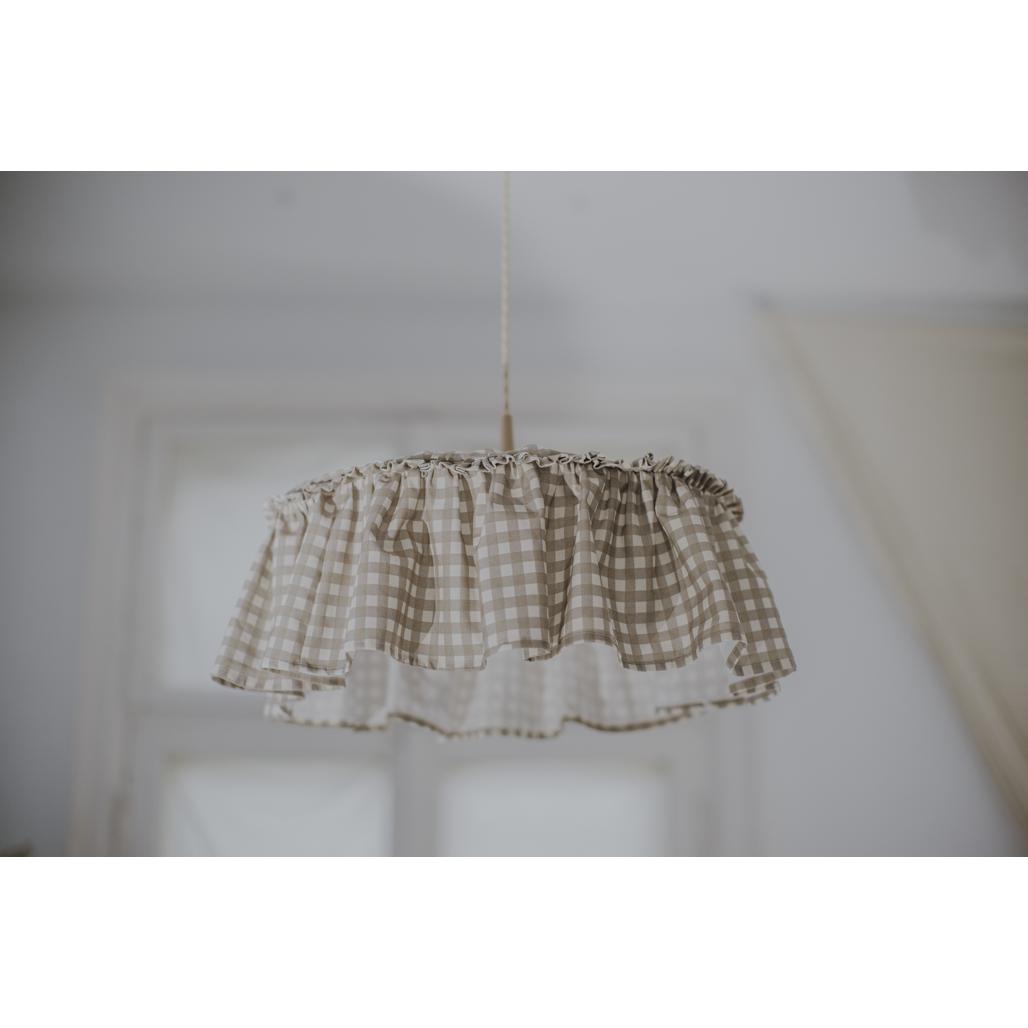 Countryside Check Fabric Lampshade by Malomi Kids