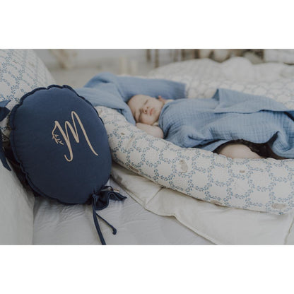 Blue Cottage Baby Nest by Malomi Kids