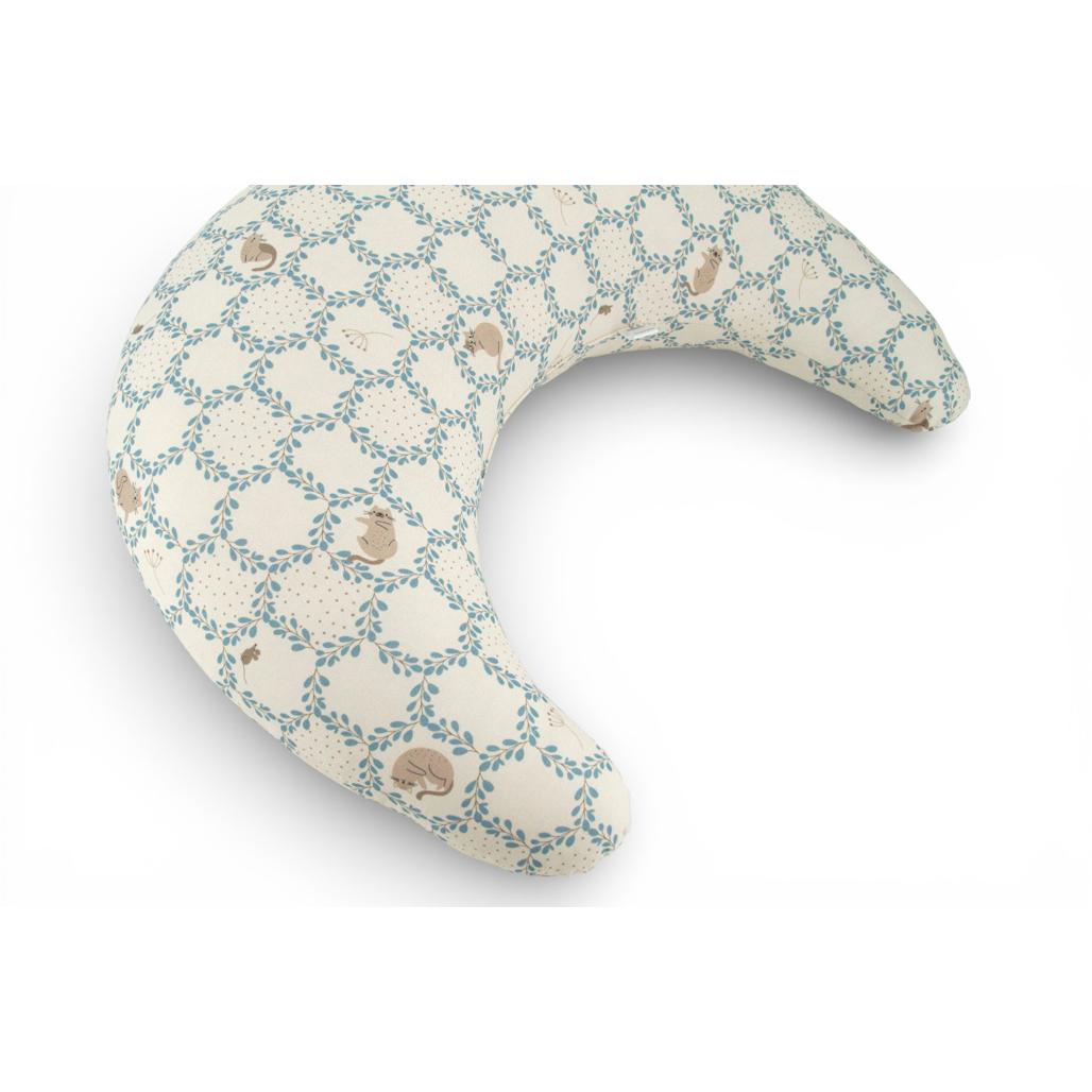 Blue Cottage Feeding Cushion by Malomi Kids