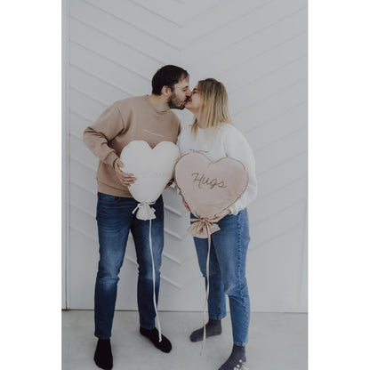 Velvet Heart Balloon Cushion by Malomi Kids