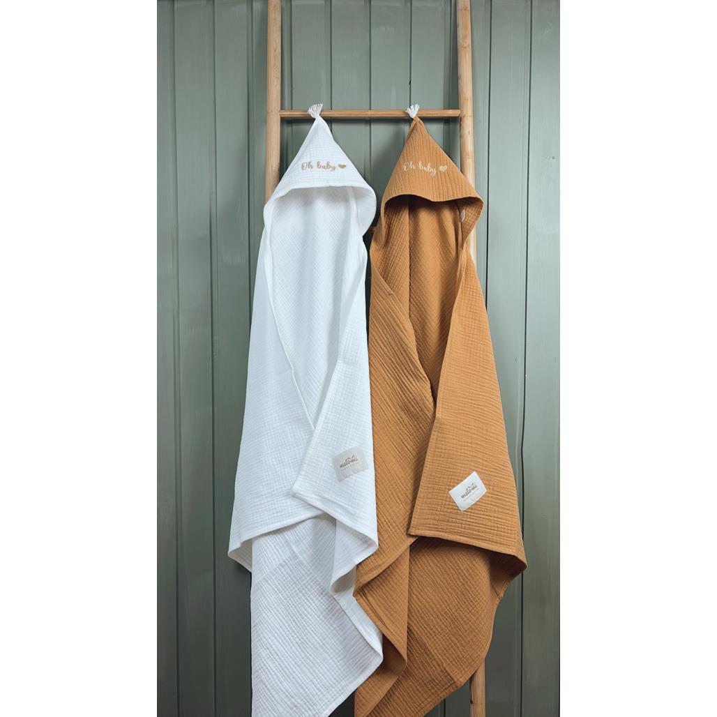 Muslin Hooded Towel by Malomi Kids
