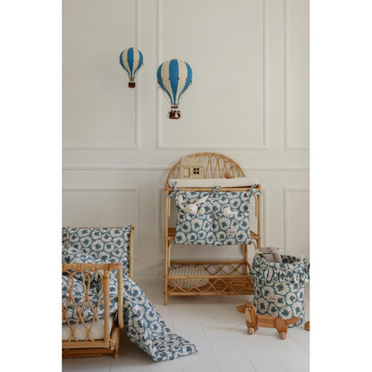 Denim Lions Cot Organiser by Malomi Kids